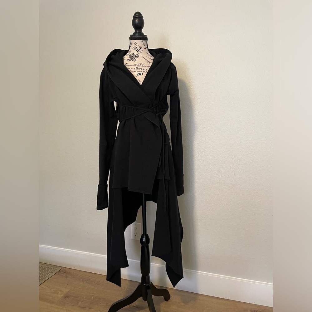 NUIT  Black Long Sleeve Wrap Jacket or dress